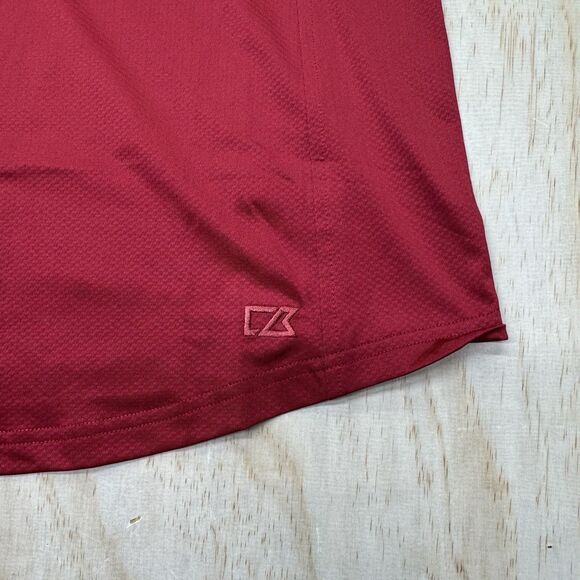 NEW Nebraska Huskers Cutter & Buck WOMENS Prospect Polo Shirt Scarlet LG - Picture 4 of 11
